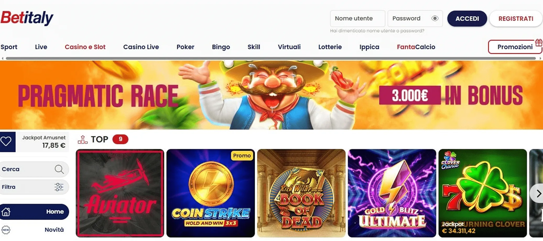 Betitaly Casino